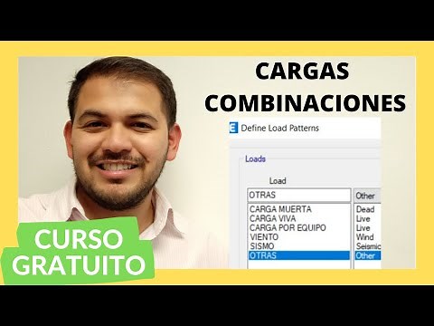 ✅Como asignar Cargas y Combinaciones en ETABS | Curso ETABS desde CERO #04