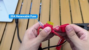 Starink Mini 12V Adapter, Alligator Clips to DC Cable Adapter 12-48V Input for Starlink Mini, 12AWG DC Power Cable with 20A Fuse Protection, DC5521 Female Connector for RV, Boat, Car Battery