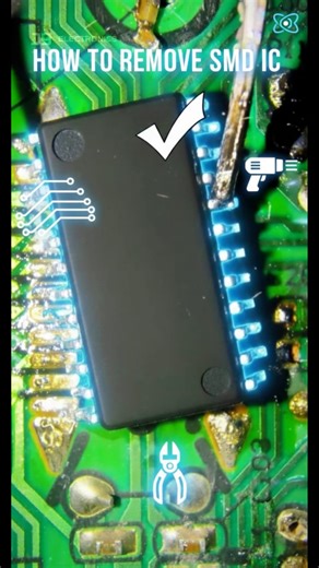 Remove SMD IC Without Damage | Pro Technique
