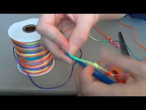 How to make a Rosary Chaplet Bracelet with Rattail Cord and a Knotting Tool