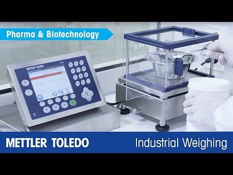 Le pesage dans la fabrication de produits pharmaceutiques - La famille de balances ICS