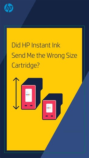 Did HP Instant Ink Send Me the Wrong Size Cartridge? #shorts