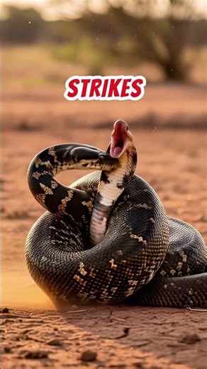 Black-Headed Python vs King Cobra 😱