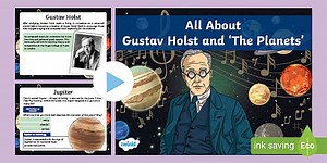 All About Gustav Holst PowerPoint