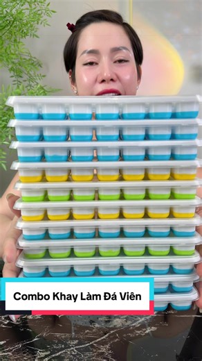 Khay Làm Đá Viên Silicon Chống Mùi
