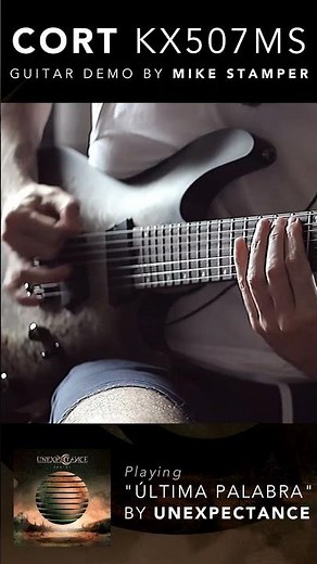 Testing Cort KX507 MS multiscale 7 string guitar (with Fishman Fluence Modern pickups)