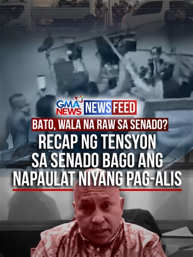 Kinumpirma ni Senate President Alan Peter Cayetano na umalis na sa Senate building si Sen. Ronald “Bato” Dela Rosa. Ito ay matapos ang tensyonadong mga kaganapan sa Senado nitong gabi ng May 13. Kabilang dito ang usapin ng posibleng pag-aresto umano kay Dela Rosa, pag-transmit ng impeachment articles laban kay VP Sara Duterte, at insidente ng pamamaril sa loob ng Senate premises. Ano-ano nga ba ang nangyari kagabi at ano ang mga nalalaman sa ngayon? Alamin sa video.