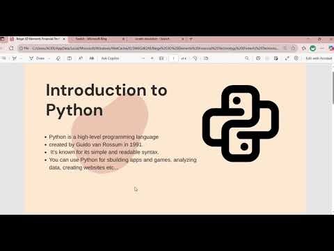 🌟 “Beginner’s Guide to Python | Simple, Fun & Easy to Learn!"