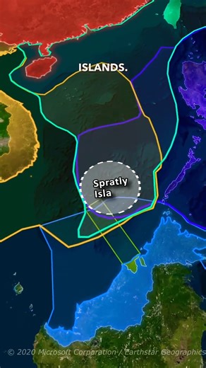 These Islands Are Claimed By SIX Differen Countries #shorts #geography #politics #maps #facts #fun | Reality Explained | Facebook