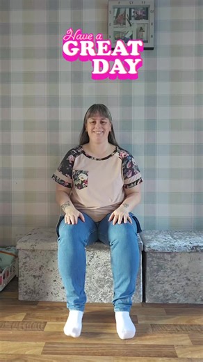 Good Morning 🤗 Have a great day 🩷 #wednesday #gillianweir DC@CREADIAZ®️ 🕺 #riversofbabylon 🎶 #fun #chairchallenge