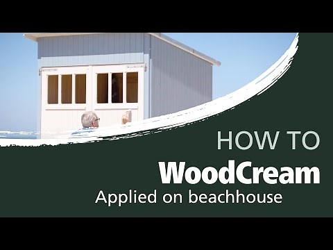 How to apply WoodCream on a pine beach house - For vertical exterior surfaces | Rubio Monocoat