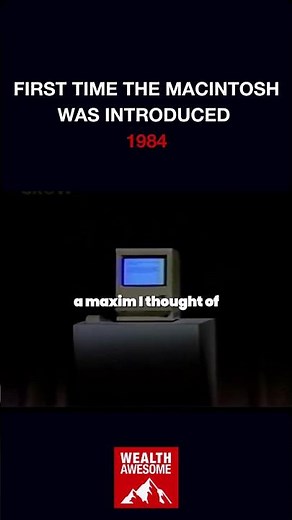 The Day the Macintosh Was Revealed #apple #macintosh #stevejobs #technologyhistory