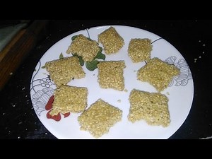 Nuvvulu Chikki / Sesame Chikki / Til Chikki / Nuvvulu Burfy Recipe Preparation in Telugu
