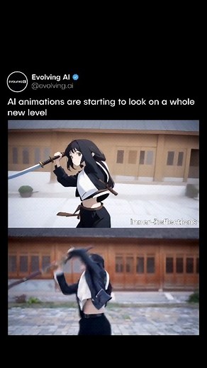 Evolving AI | This looks damn impressive 🤯 This was made through Stable Diffusion with the new IP-Adapter batch unfold settings to rotoscope/animate a... | Instagram