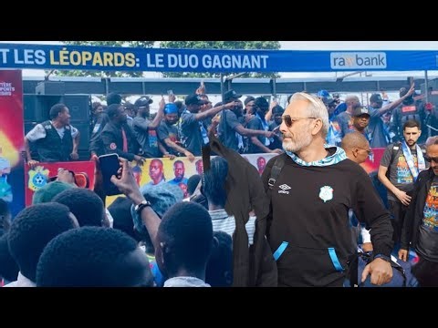 🛑 RETOUR TRIOMPHALE DES LÉOPARDS APRÈS LA QUALIFICATION AU MONDIALE, ACCEUILLI EN HÉROS À KINSHASA 