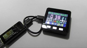 M5Stackに天気予報、スクロール時計、Yahooニュース、メッセージ表示させてみた