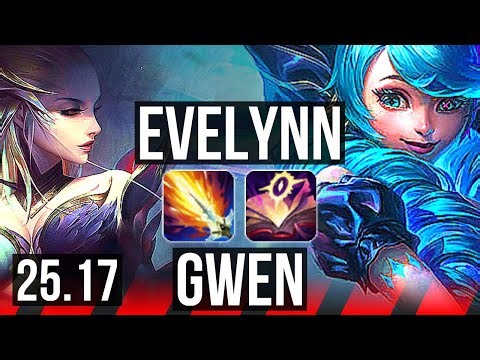 EVELYNN vs GWEN (TOP) | 9/1/3, Legendary | VN Challenger | 25.17