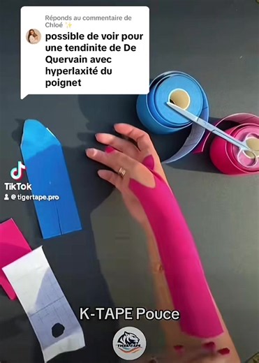 Kinesiotape : comment poser un tape pour Chloé
