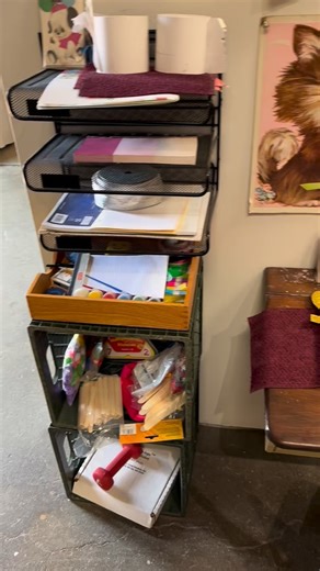 🎨Get creative at the Recology AIR Kids Corner, a space that celebrates childlike imagination and creative reuse! Here, even our youngest visitors turn discarded art supplies into something new and special.🎈Bring the whole family to the Recology AIR exhibitions and discover the beauty in giving materials a second chance. #MakeArtNotLandfill 💚♻️ | Recology San Francisco Artist in Residence Program