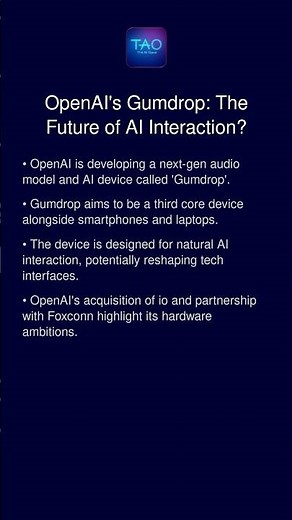 OpenAI's Gumdrop: The Future of AI Interaction?