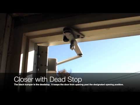 Door Closers with Dead Stops