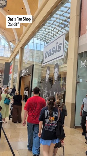 1.6K views · 178 reactions | seriously, get to the @oasis 25 Fan shops fast, they are running out of stock! #abanos #southwales #hiddengems #oasis #oasismerch #oasisfanshop #oasis25 | Abanos | Facebook