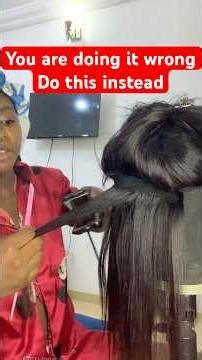 You are doing It wrong do this instead #shorts #hair #wigs #hairtutorials