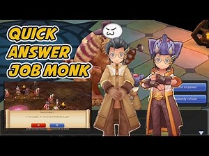 Guide Monk Job Change Answer - Ragnarok M Eternal Love