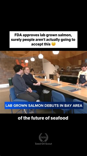 50K views · 830 reactions | The FDA has approved lab-grown salmon to...