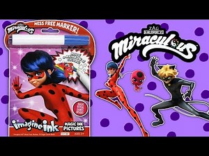 Miraculous Ladybug Imagine Ink Coloring & Activity Book | Magic Ink Reveal with Mess-Free Marker