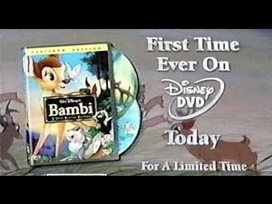 Own Bambi for the First Time Ever on DVD Commercial from 2005