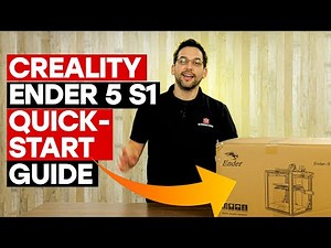 CREALITY ENDER 5 S1 UNBOXING & QUICKSTART GUIDE