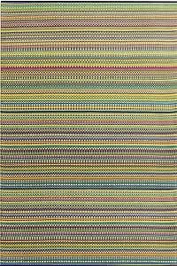 Mad Mats Geometric Outdoor Rug, Reversible Plastic Mat (5' x 8', Mix - Rainbow)