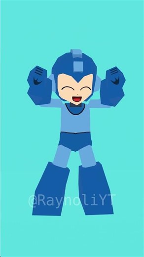 Mega Man Animation! #megaman #animation #blender #fyp