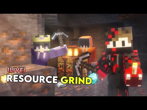MINECRAFT LIVE GAMEPLAY #11 | Resource Grinding on Warrior SMP 🔥