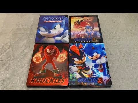 Sonic Movie Universe Steelbook Collection