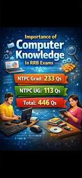 Importance of Computer Knowledge in RRB Exams #chandrumaths #rrb #rrbntpc