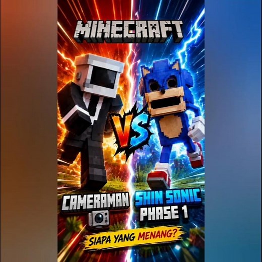 🔥 CAMERAMAN vs SHIN SONIC — THIS FIGHT IS INSANE! 😱⚡ | Minecraft