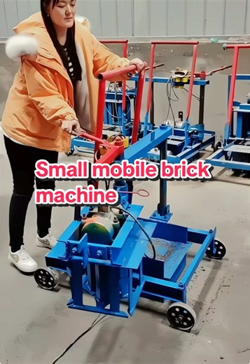 Small Mobile Brick Machine for Efficient Production