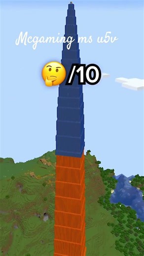 Minecraft biggest tower. #minecraft #gaming #video