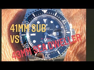41mm Rolex Submariner vs 43mm Sea Dweller
