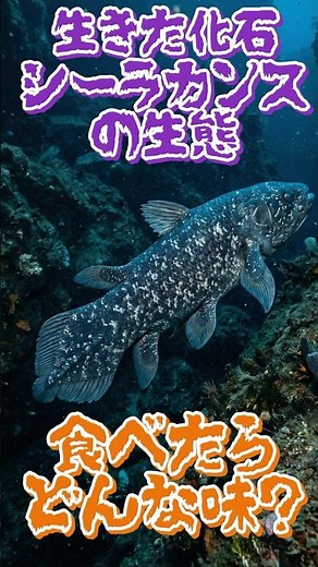 生きた化石「シーラカンス」ってどんな味？#深海 #deepsea #雑学 #マリアナ海溝