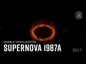 Blast Wave from a Stellar Explosion: Simulation of Supernova 1987A