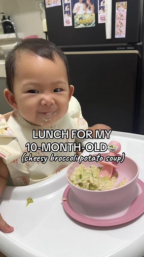Cheesy Broccoli Potato Soup Recipe for Babies