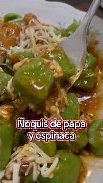 Receta de ñoquis de papa y espinaca