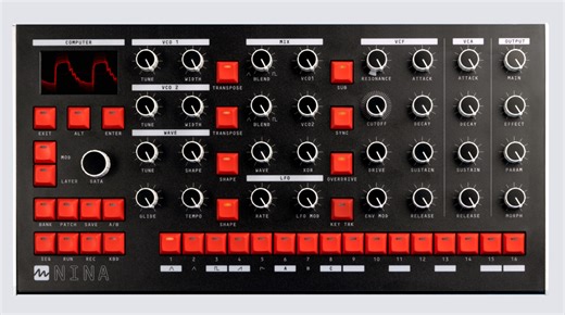 Melbourne Instruments Nina v3.0 Adds 45 Synthesis Models From Mutable Instruments Braids