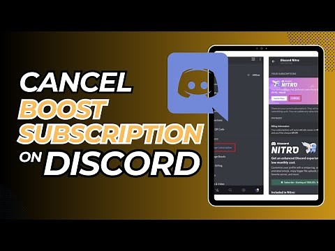 How To Cancel Your Boost Subscription On Discord Step By Step (2023)