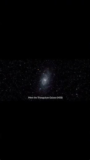 The Triangulum Galaxy (M33) 🌌 2.7 Million Light-Years Away #space #astronomy #astrophotography