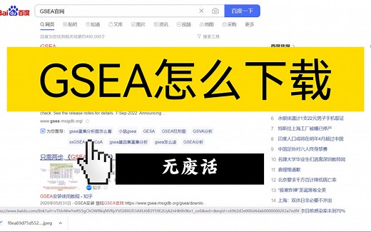 GSEA怎么下载