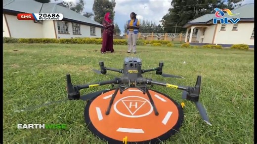 Natasha Mwangi demonstrates how drones work as Kenyan farmers increasingly embrace drone technology. #Earthwise: https://youtu.be/t5NowICJf20 | NTV Kenya